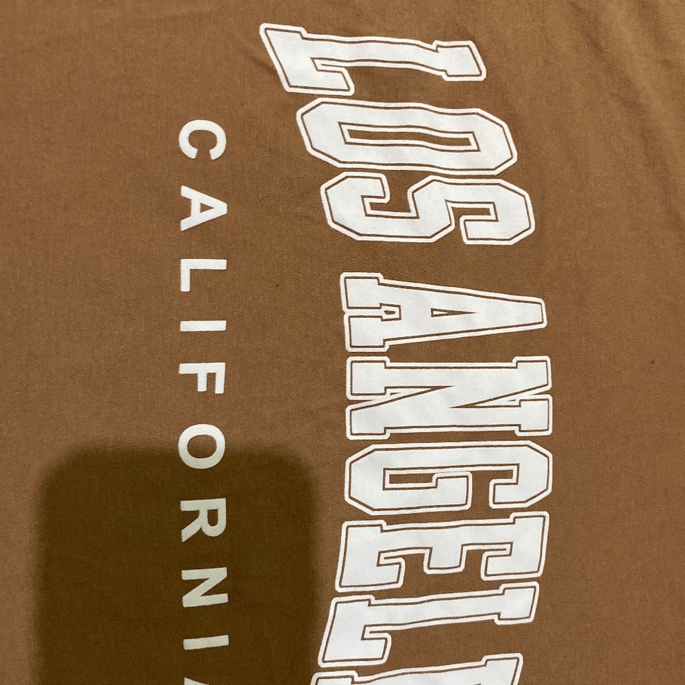 Tan t shirt